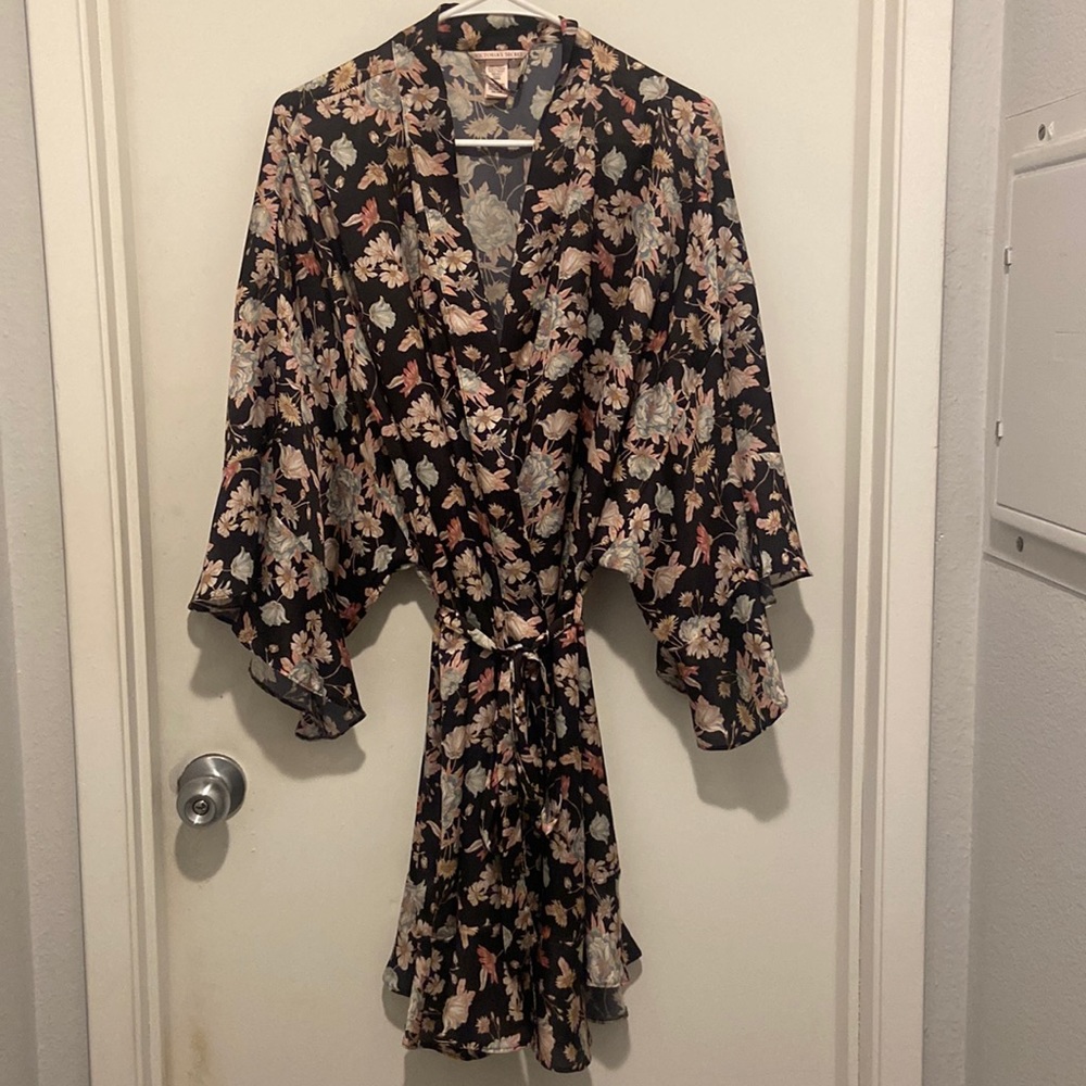 Victoria’s Secret floral house robe.